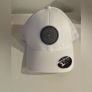 TravisMathew The Patch SnapBack Hat. In White.